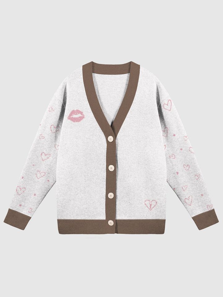 72bpm Heart Problems Jacquard Knit Women's Cardigan product image (1)