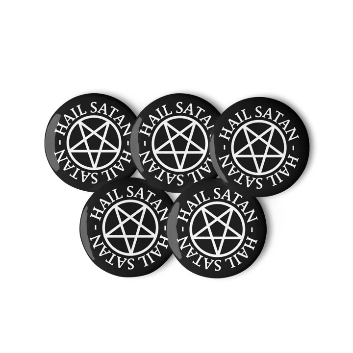 Hail Satan! - 5 Buttons product image (2)