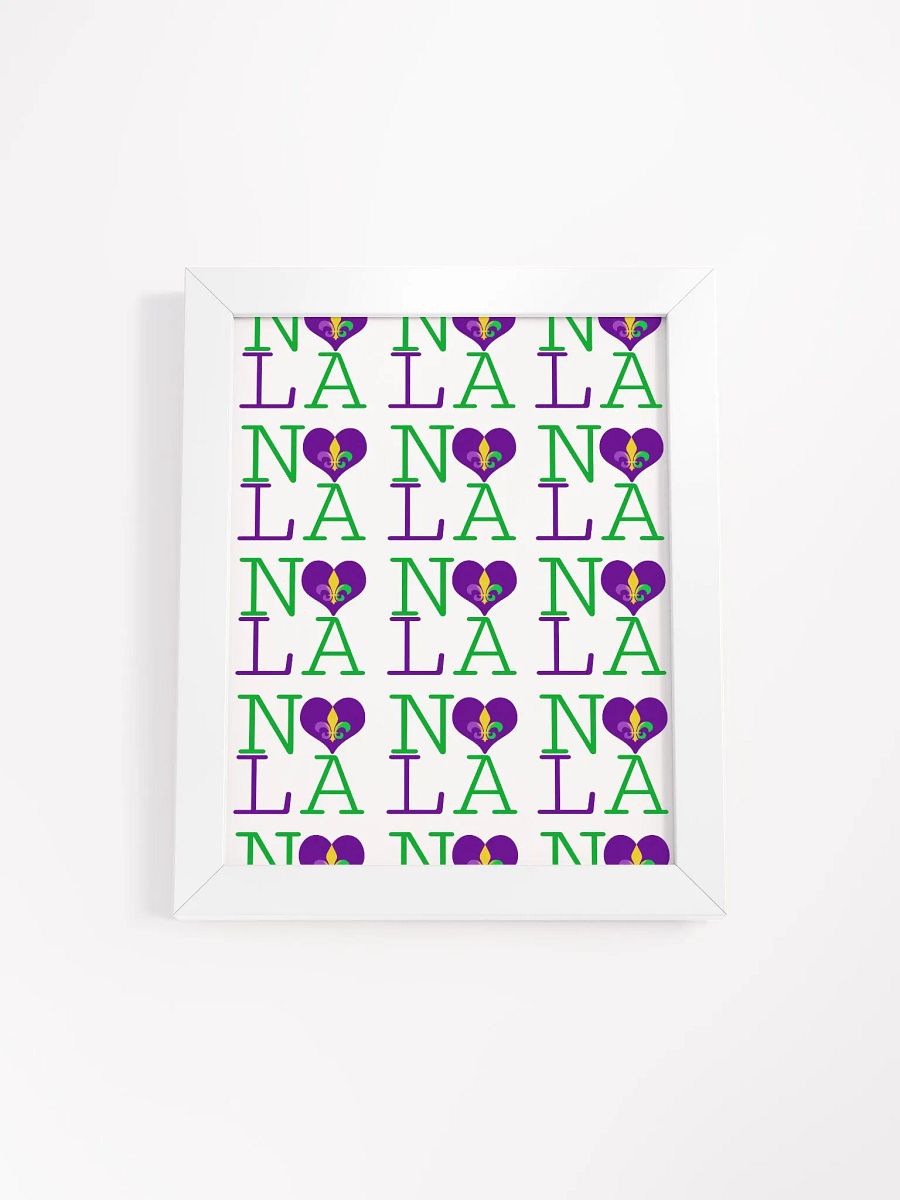 I LOVE NOLA **LEGACY POSTER** (MARDI GRAS INFINITY WALL) product image (4)