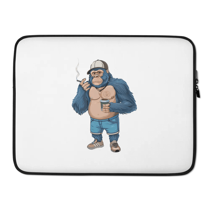 Blue Gorilla Laptop Sleeve product image (2)