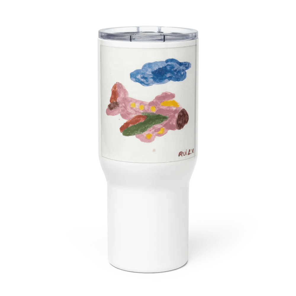Kid Airplane (Travel Mug with a Handle) product image (2)