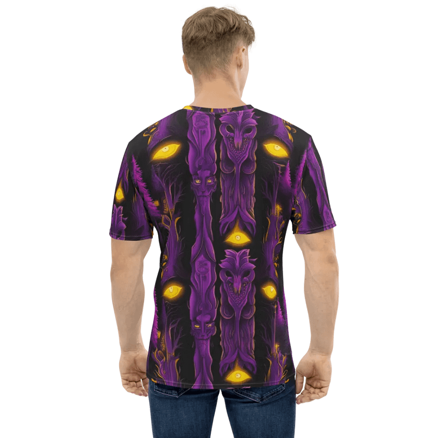Haunted Forest Glowing Eyes T Shirt product image (3)