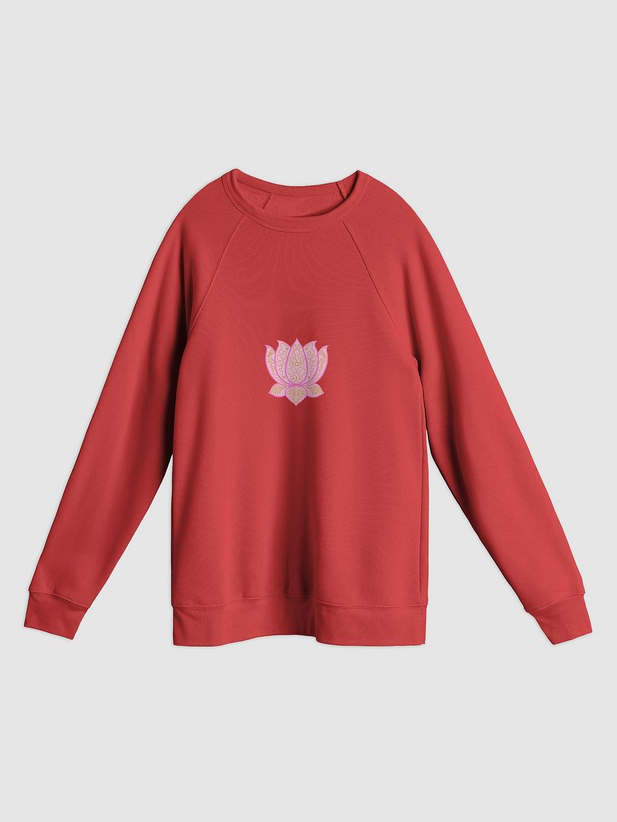 Golden Lotus Unisex Raglan Sweatshirt product image (1)