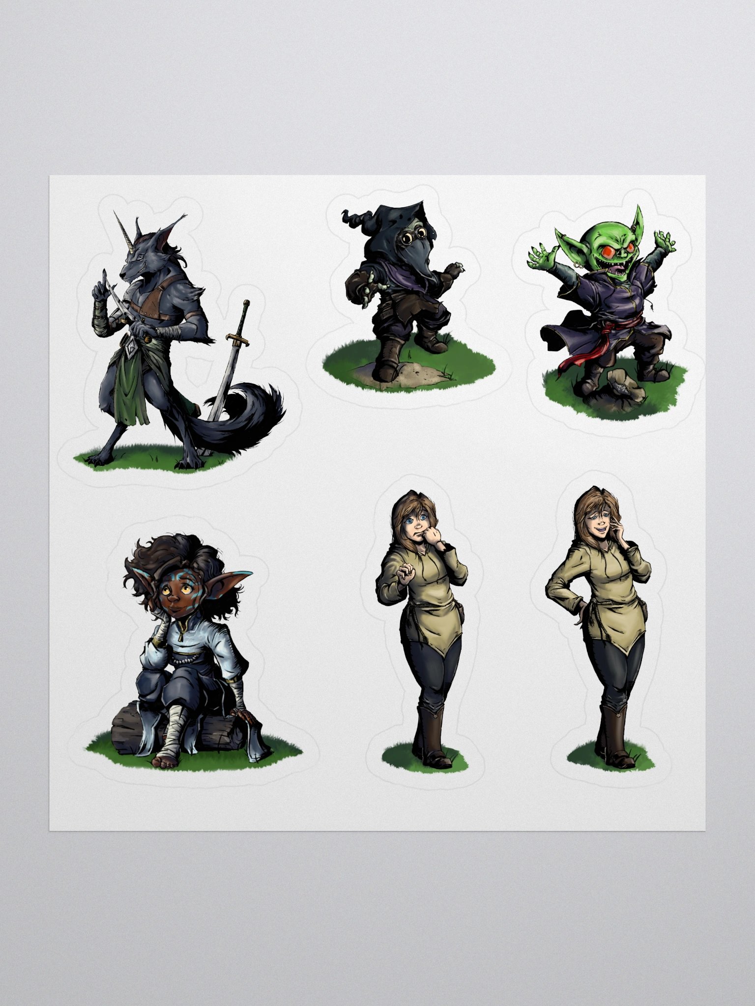 Tales of Teluria party stickers! product image (1)