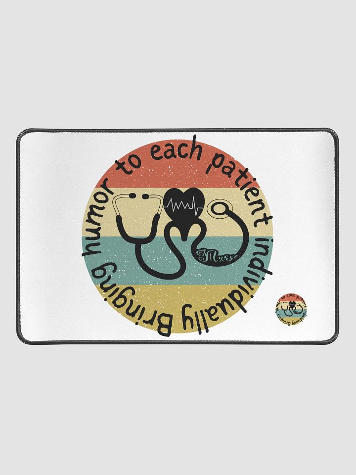 Bringing humor to each patient individually Desk Mat product image (1)