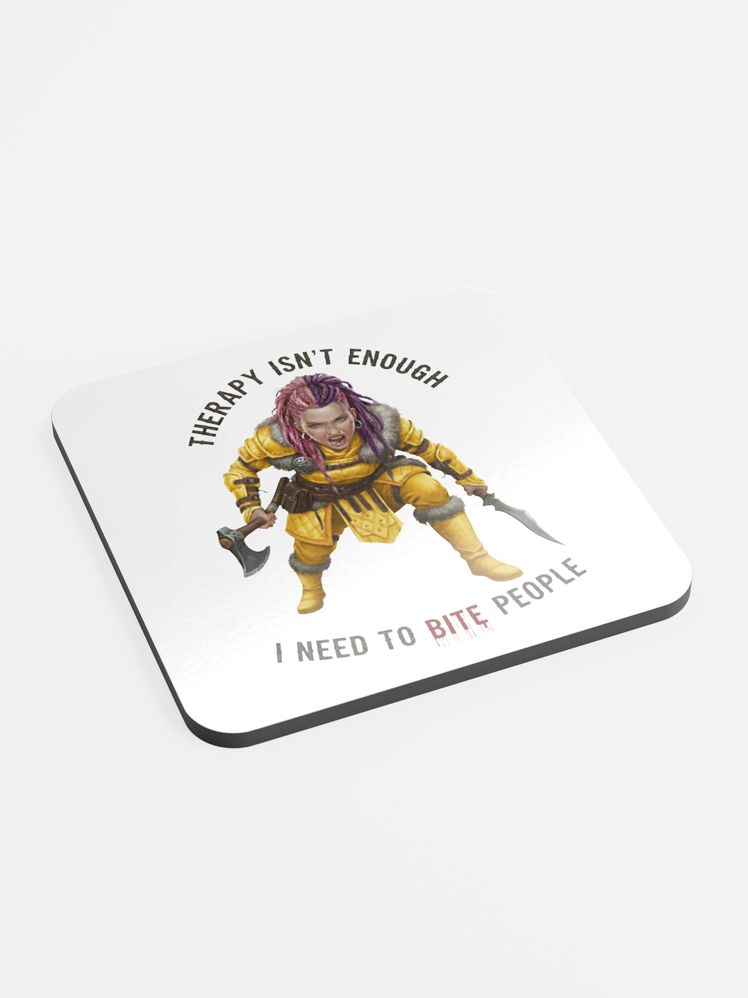 THERAPY YELLOW SHAMAN COASTER product image (2)