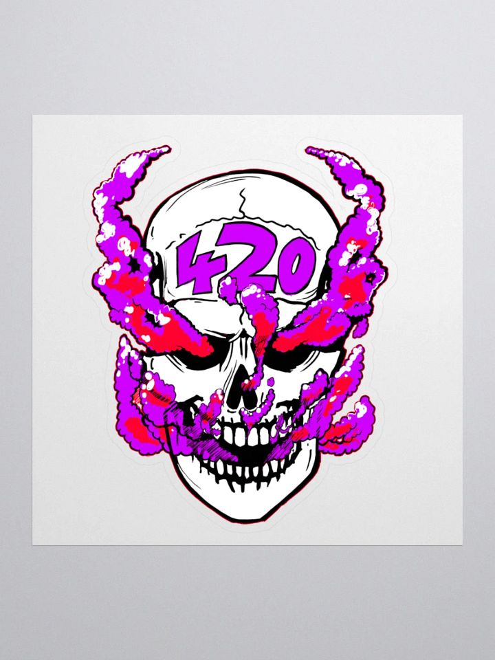 Indica Skull Sticker product image (1)