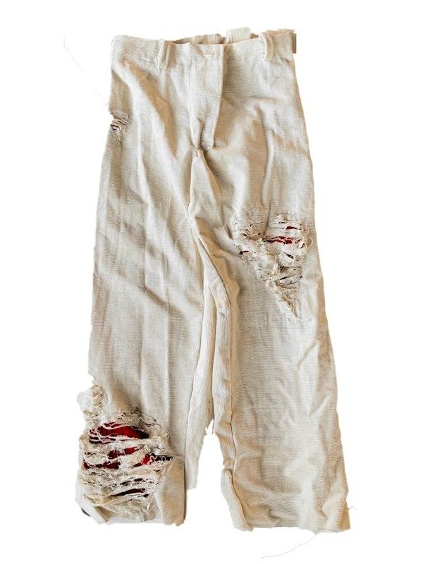 HEARTS' shredded details trousers - Size 32 product image (1)
