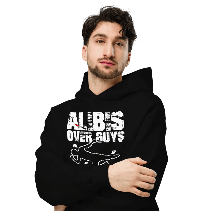 CrimeClothes Alibis Over Guys Premium Oversized Hoodie product image (3)