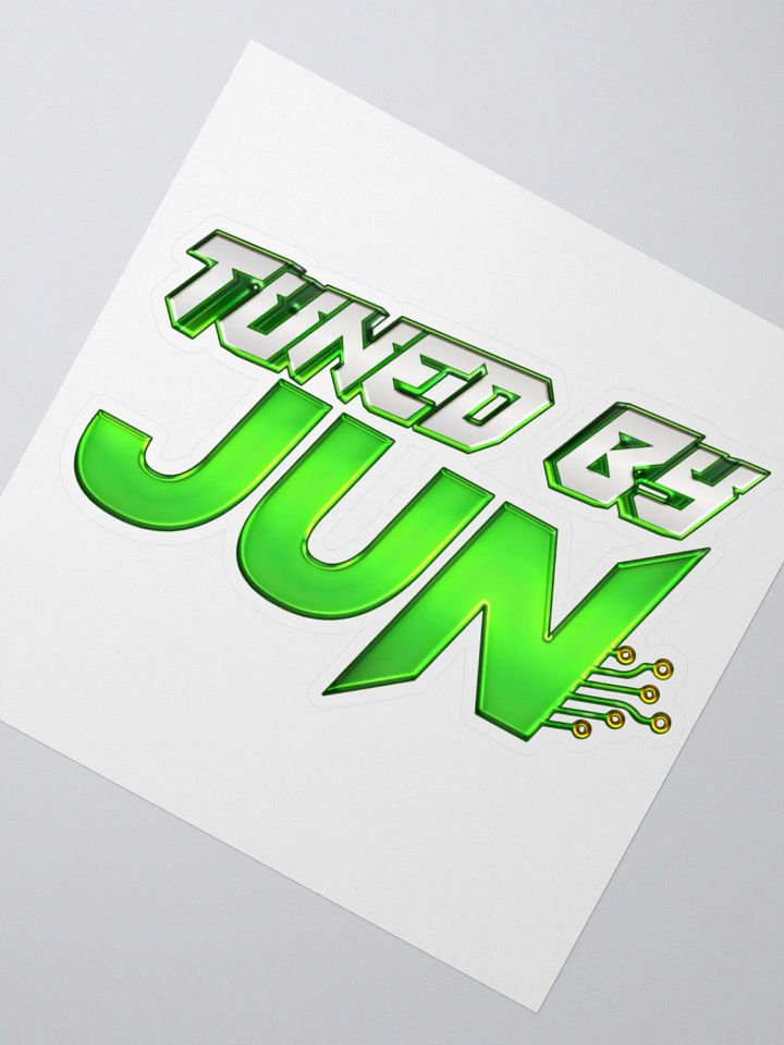 Tuned By Jun Sticker product image (2)