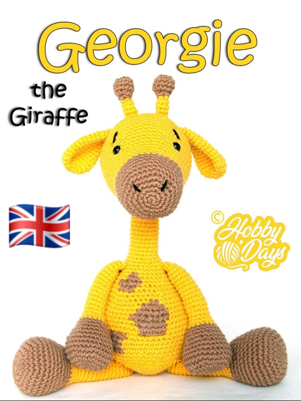 UK Pattern - Amigurumi Crochet Giraffe product image (1)
