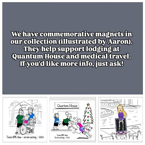 The purchase of ANY merch on our site helps us tremendously with medical expenses and medical travel. 🥼

We’re also here for ...