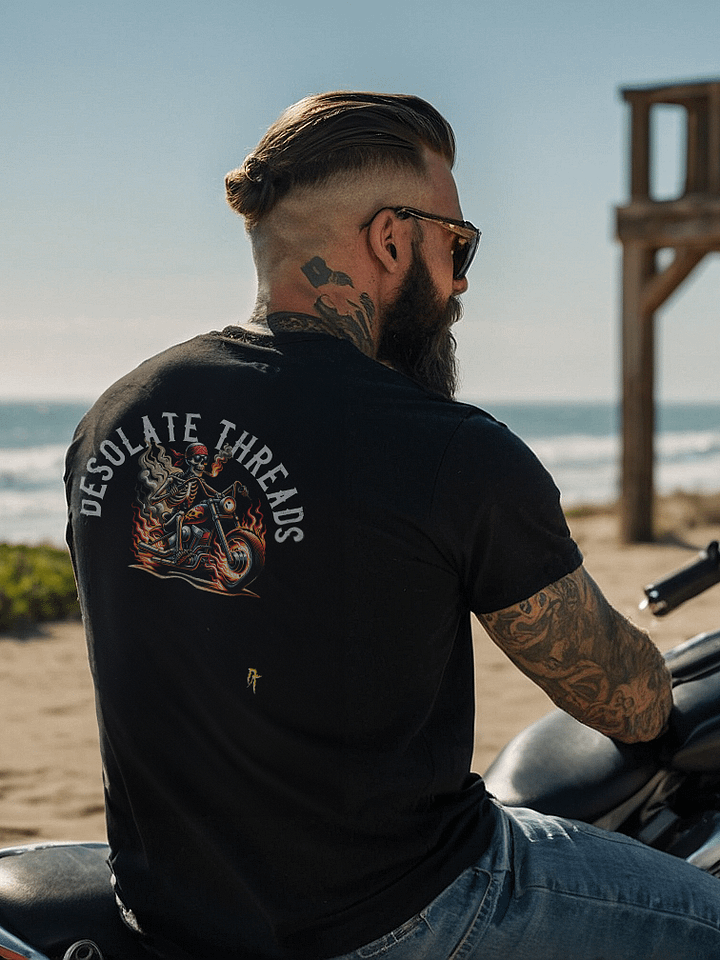 Hell on Wheels Dyed Cotton Tee product image (1)