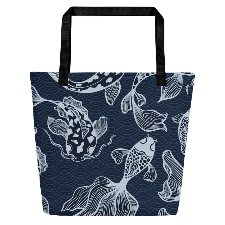 Koi Wave All-Over Tote Bag product image (1)