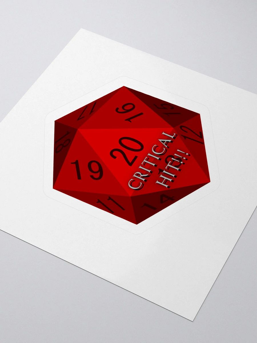 Critical Hit!!! D20 Stickers product image (3)