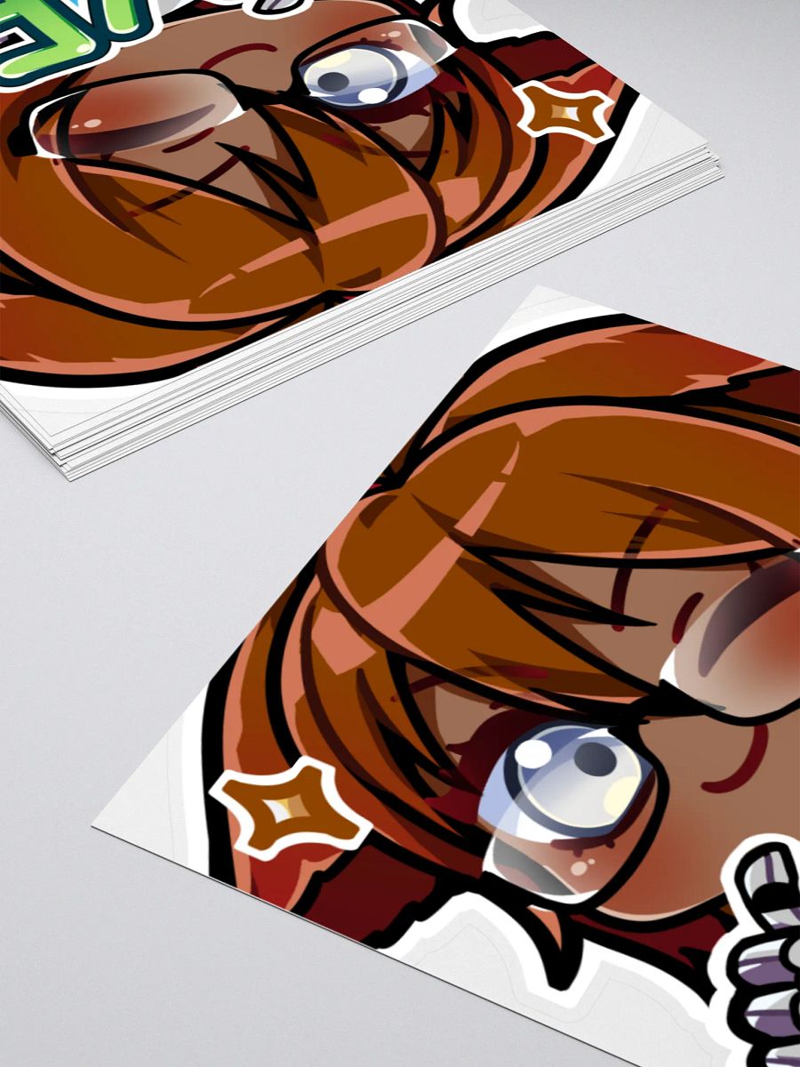 JPAG_Grey Gracidea Yes emote sticker product image (4)