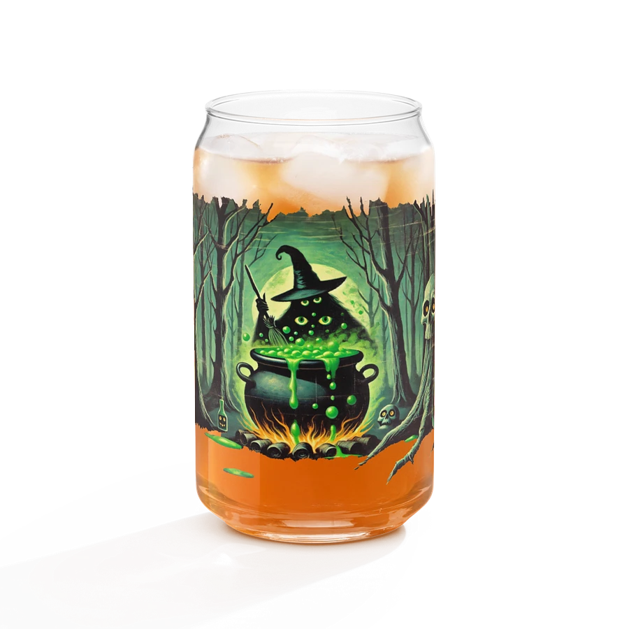 Cauldron Monster Halloween Brew Glass (Distressed Look) product image (39)