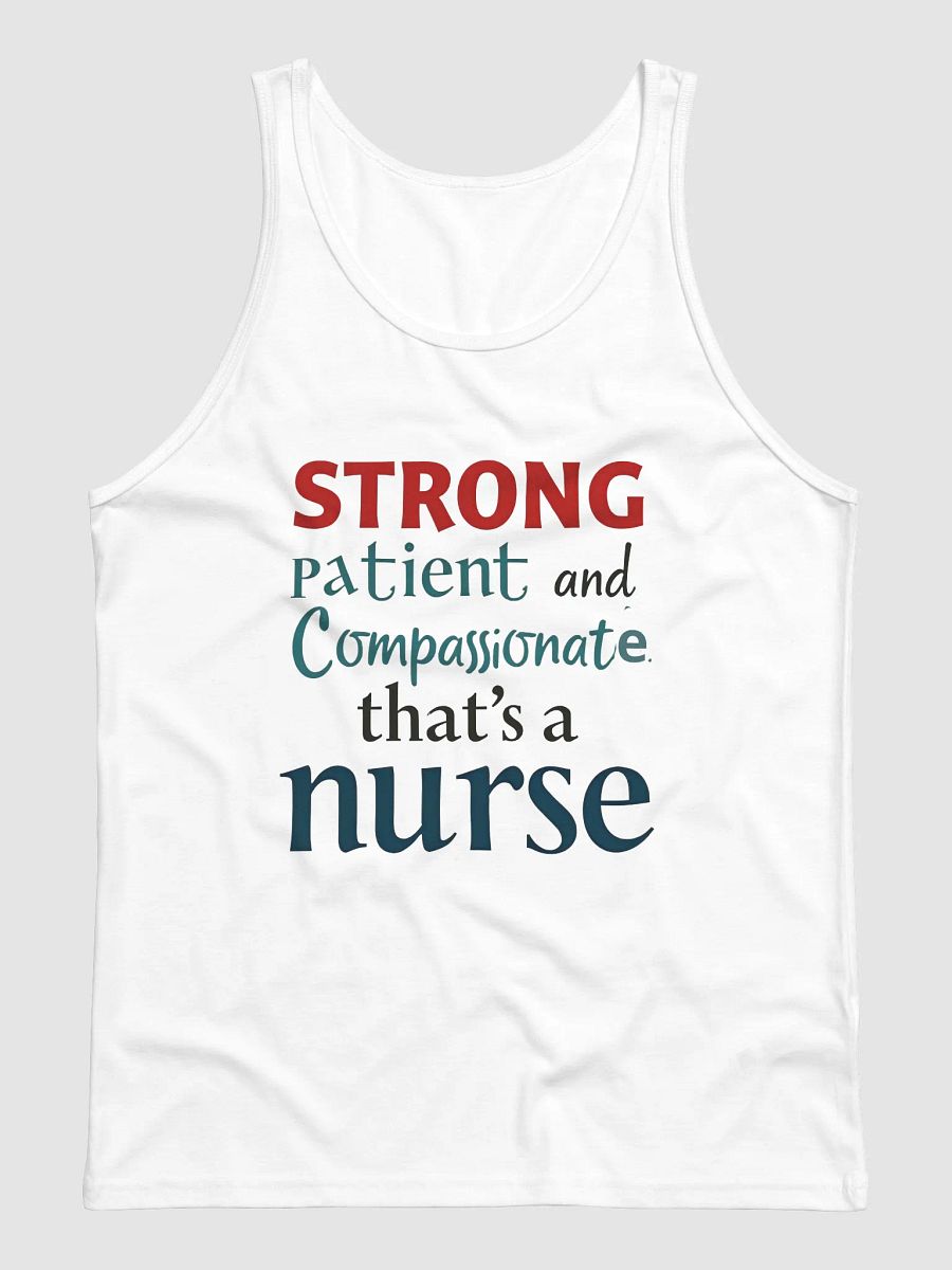 STRONG, patient and compassionate, Nurse Strength Jersey Tank product image (1)