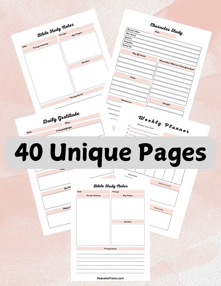 2025 Prayer & Bible Study Digital Download product image (3)