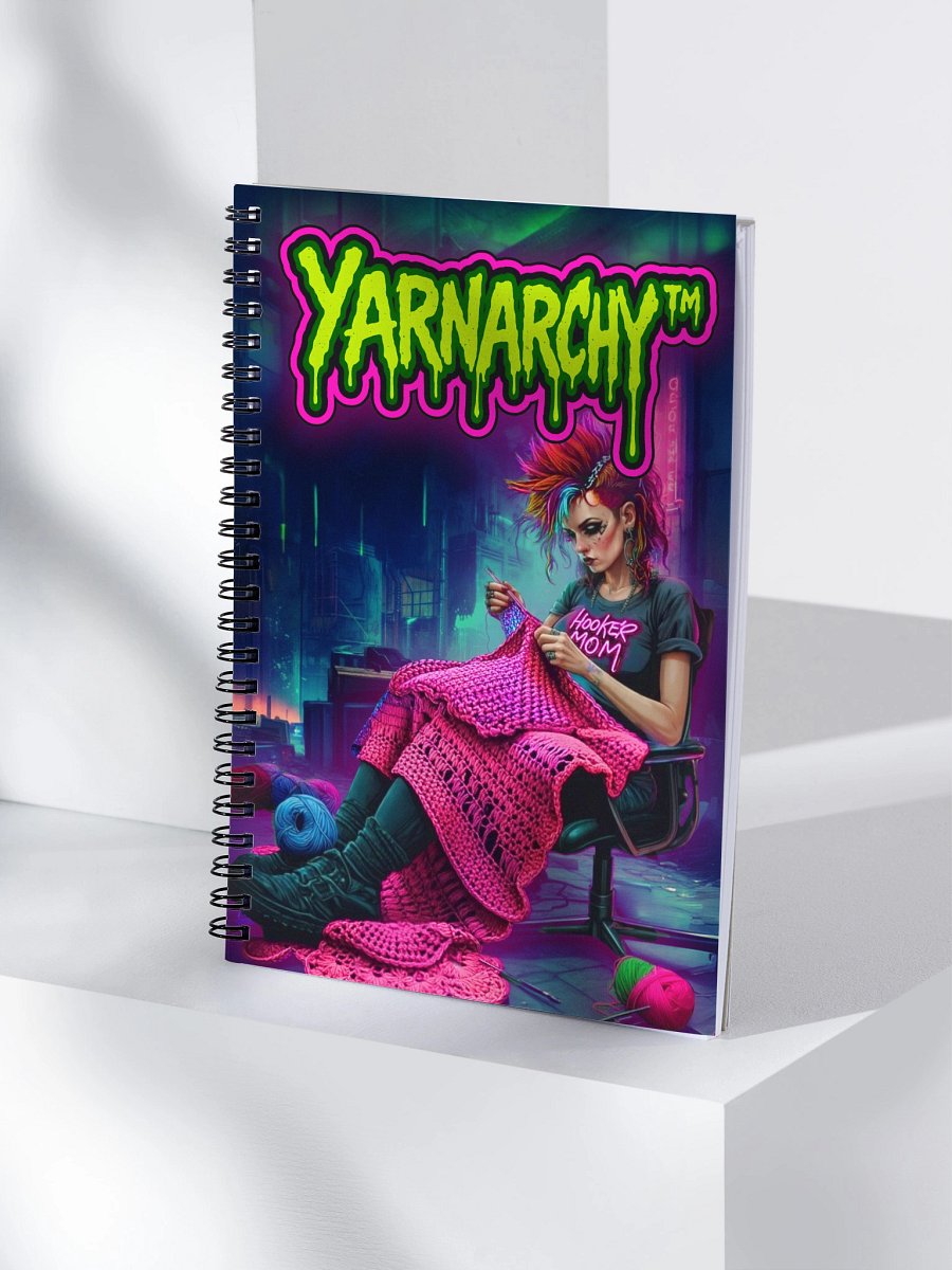Yarnarchy™ Spiral Notebook – Chaotic Crochet Edition product image (4)