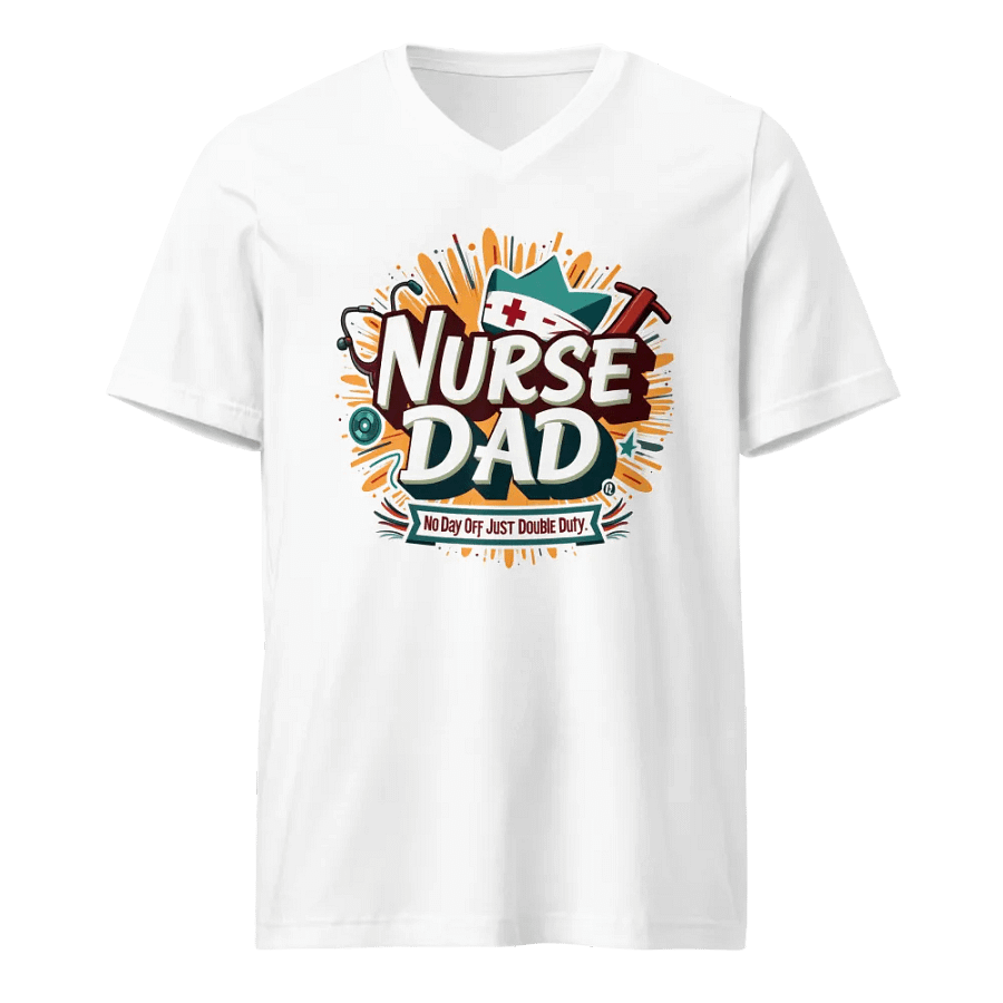 Nurse Dad Double Duty V-Neck Tee product image (1)