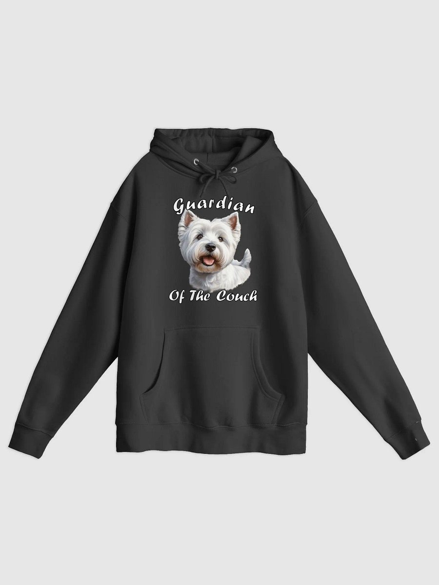 Guardian Of The Couch Dog Illustrated Pullover Hoodie (Front Only) product image (2)