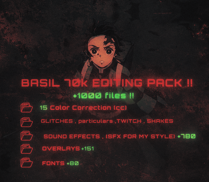 BASIL 70K FULL EDITING PACK product image (1)