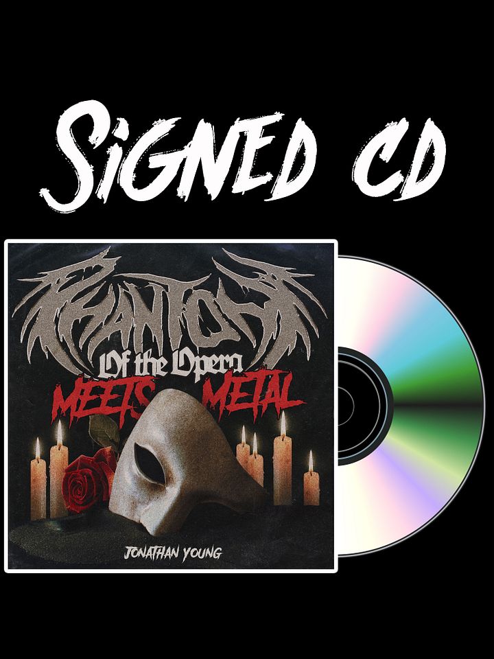 Signed CD - Phantom Of The Opera meets Metal (PREORDER) product image (1)