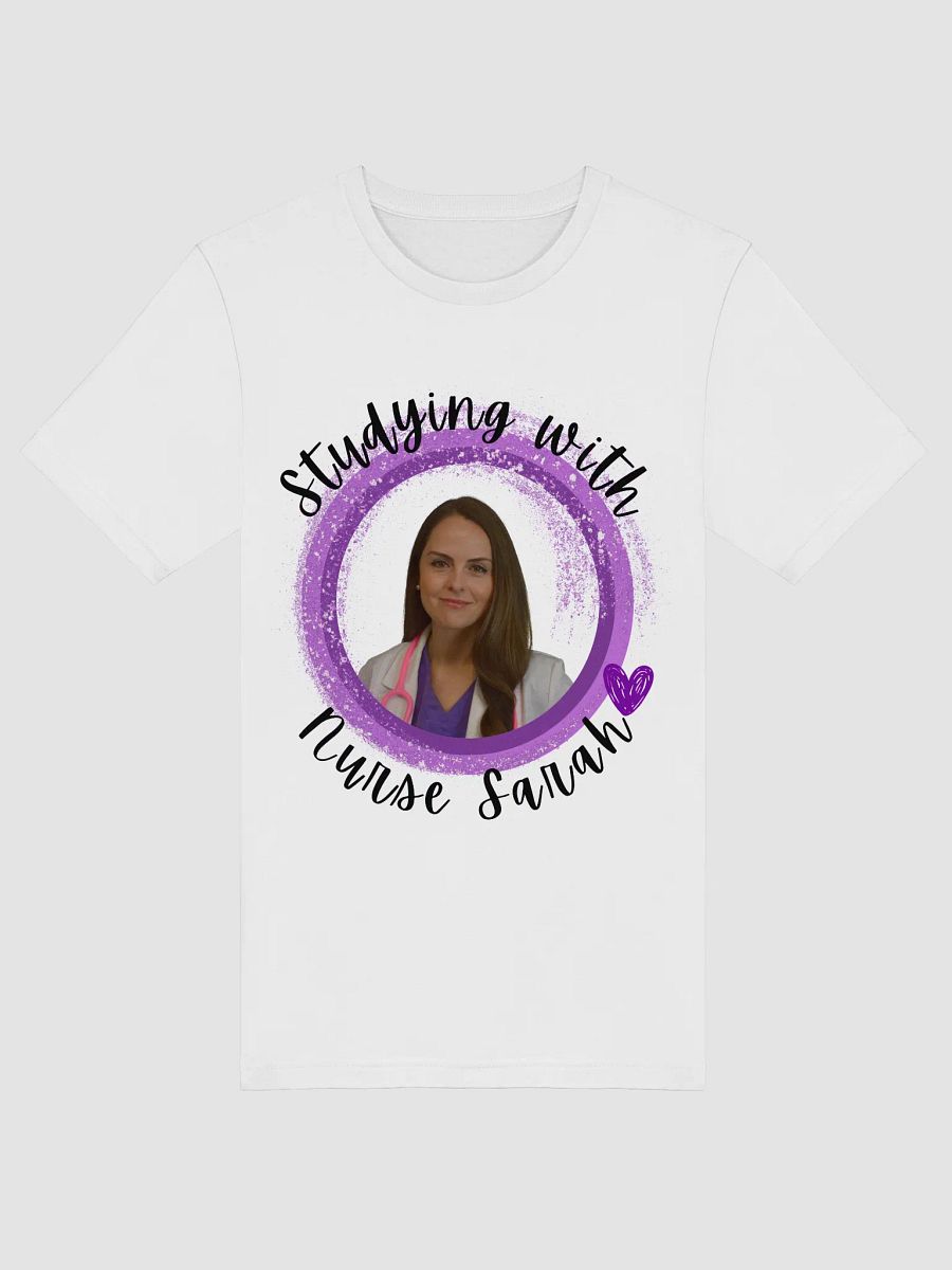 Study with Nurse Sarah – Unisex Supersoft Nursing Student T-Shirt product image (1)