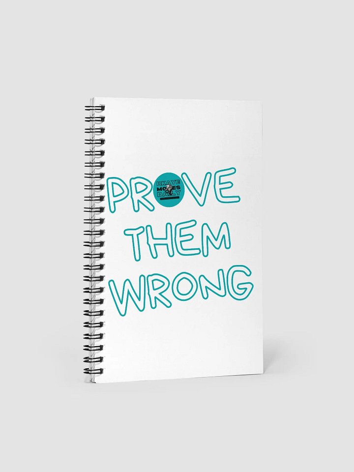 Prove Them Wrong - Notepad product image (1)