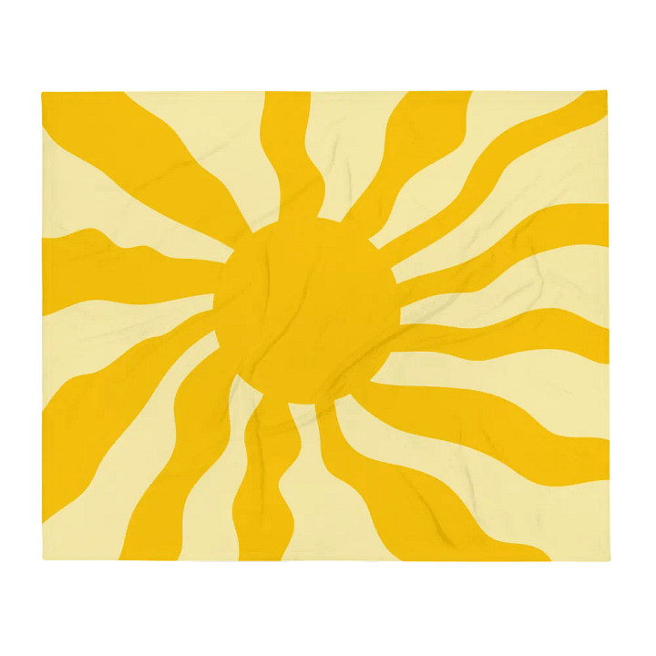 Radiant Sunbeam Throw Blanket product image (2)