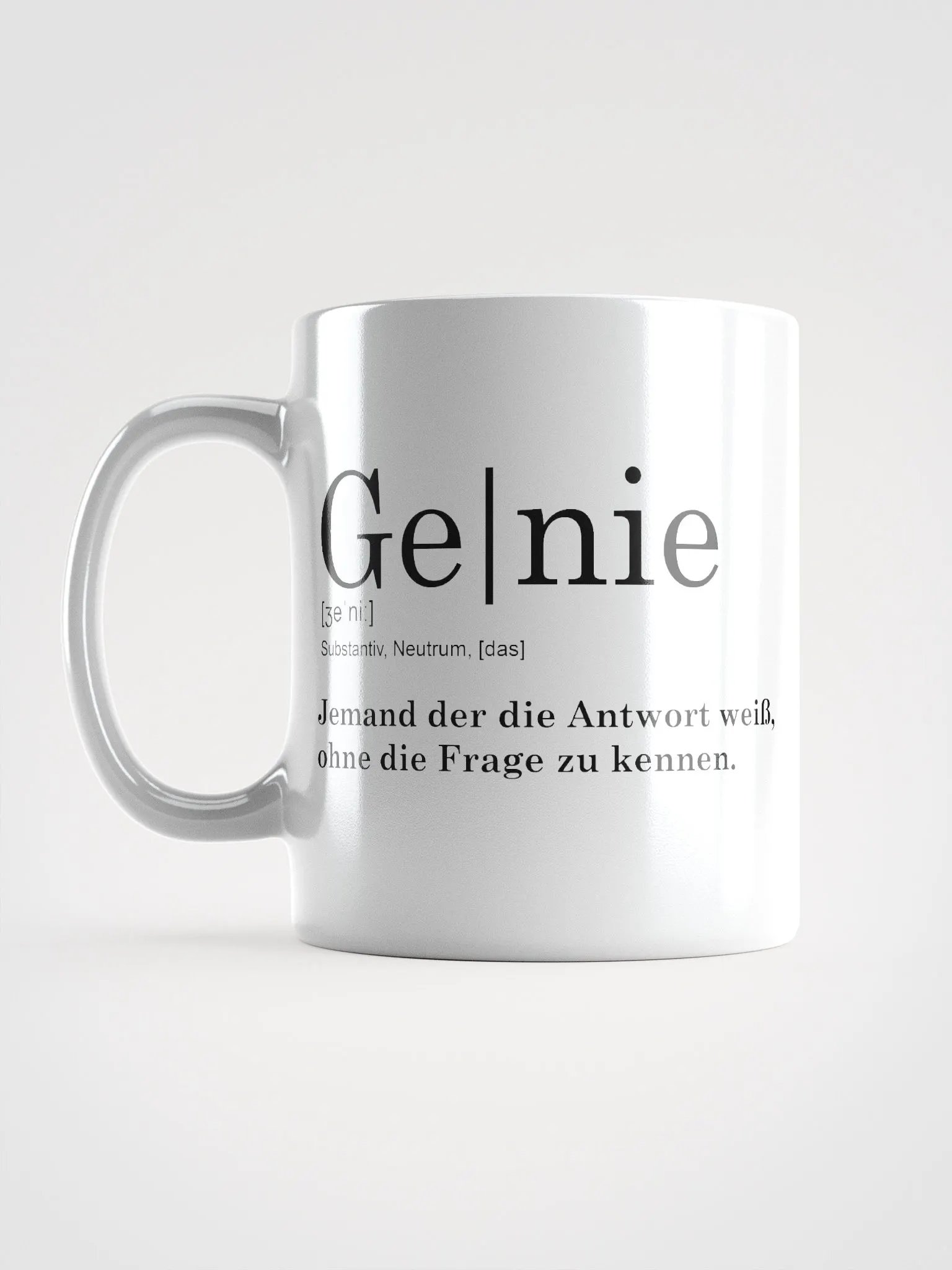 Kaffee Tasse/Becher mit Spruch | Definition Genie | Lehrer Chef Geschenk | Lustige Geschenke | Tasse Mama | Vater Vatertag | Geschenkidee Sprüche Tasse product image (18)