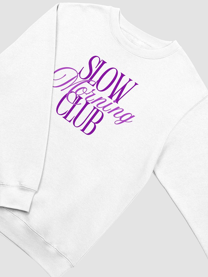 "Slow Morning Club" Crewneck Sweatshirt | MyTime Movie Network Collection product image (2)