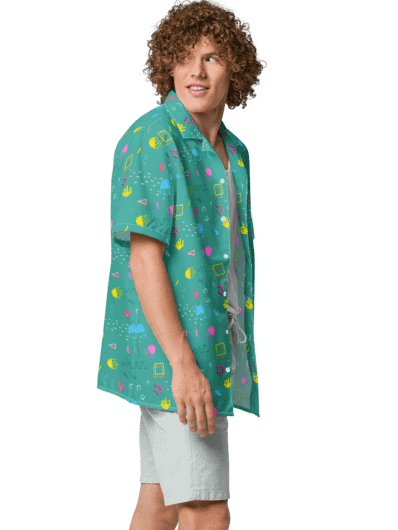 Shifty Seas pattern button down shirt product image (1)