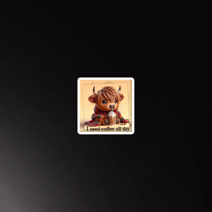 Coffee Cow Die-Cut Magnets product image (5)
