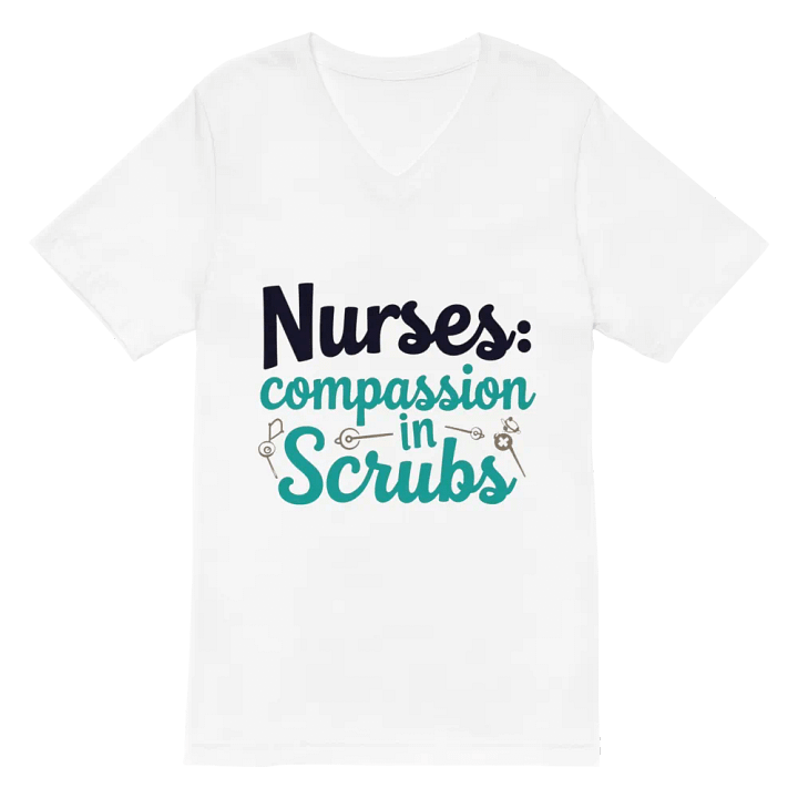 Compassion in Scrubs V-Neck Tee product image (2)