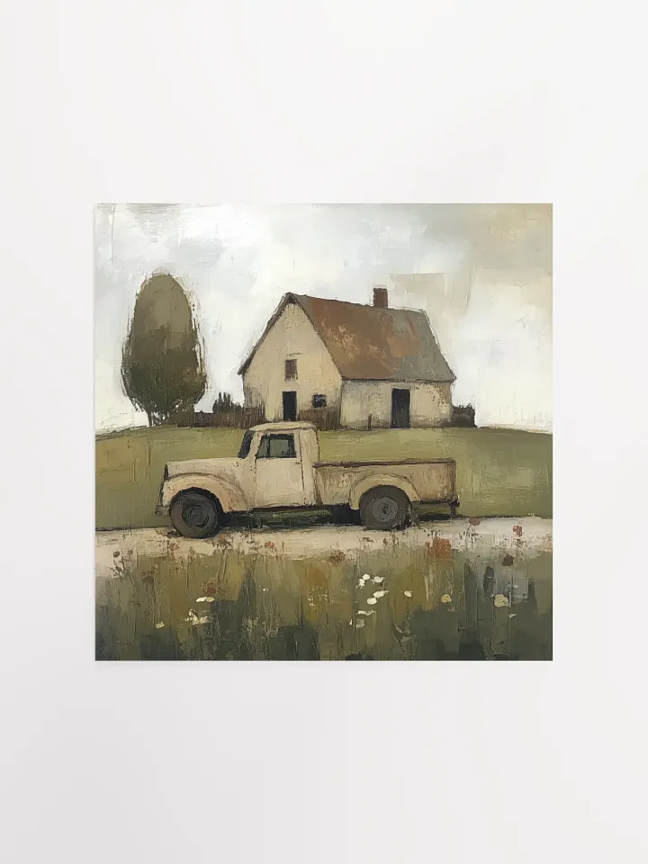 Farmhouse Sky: Truck II Art Print product image (1)