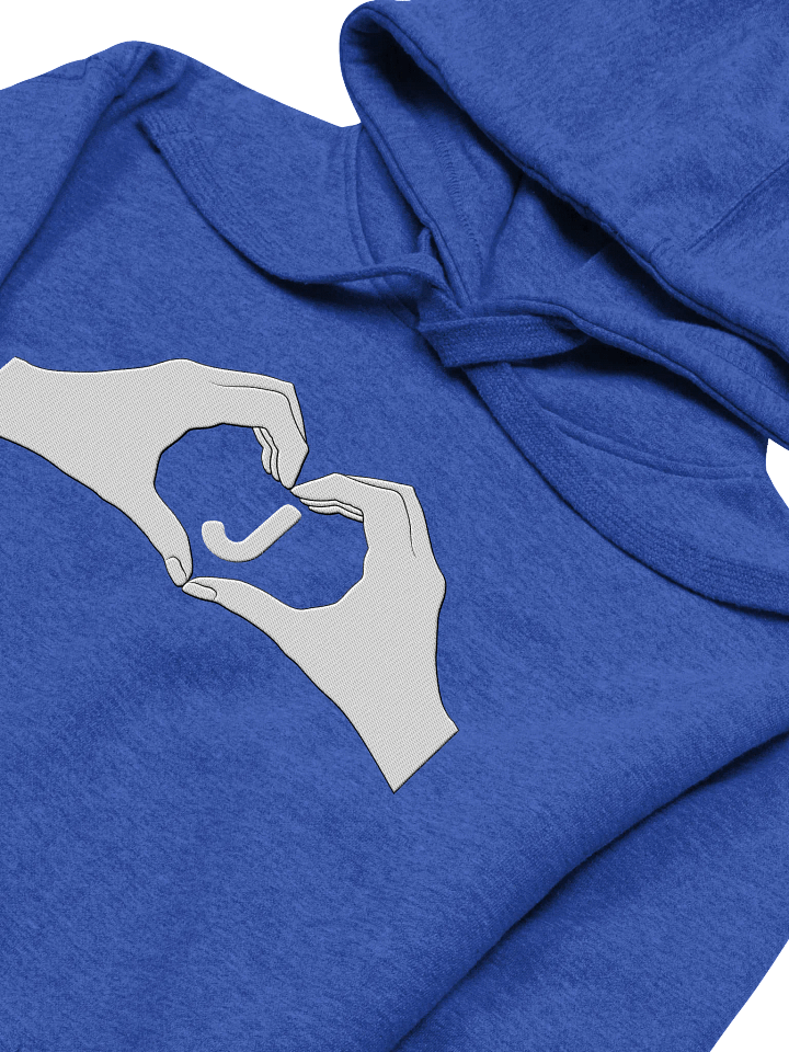 Heartfelt Love "J" Embroidered Unisex Premium Hoodie product image (42)