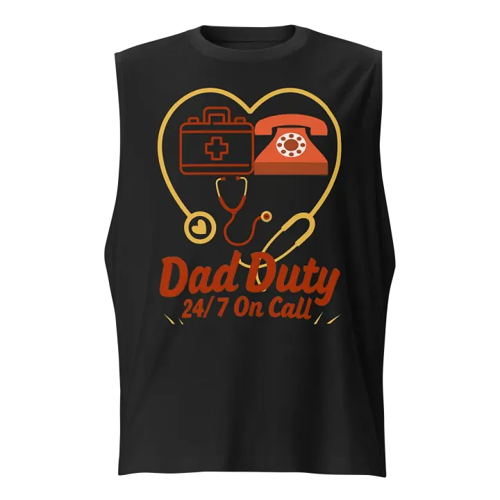Dad Duty 24/7 On Call Muscle Tank product image (1)
