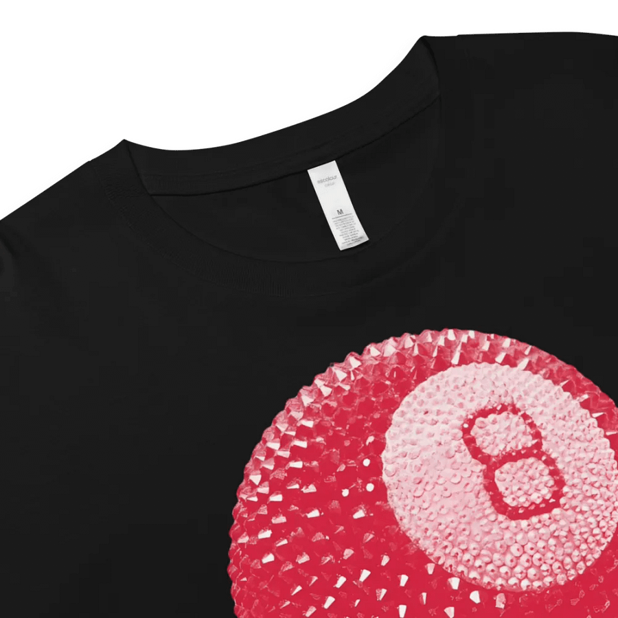 Abstract Baseball-Inspired Women's Crop Top product image (2)