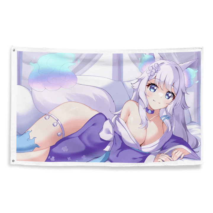 Sakiyosa All-Over Print Flag product image (2)