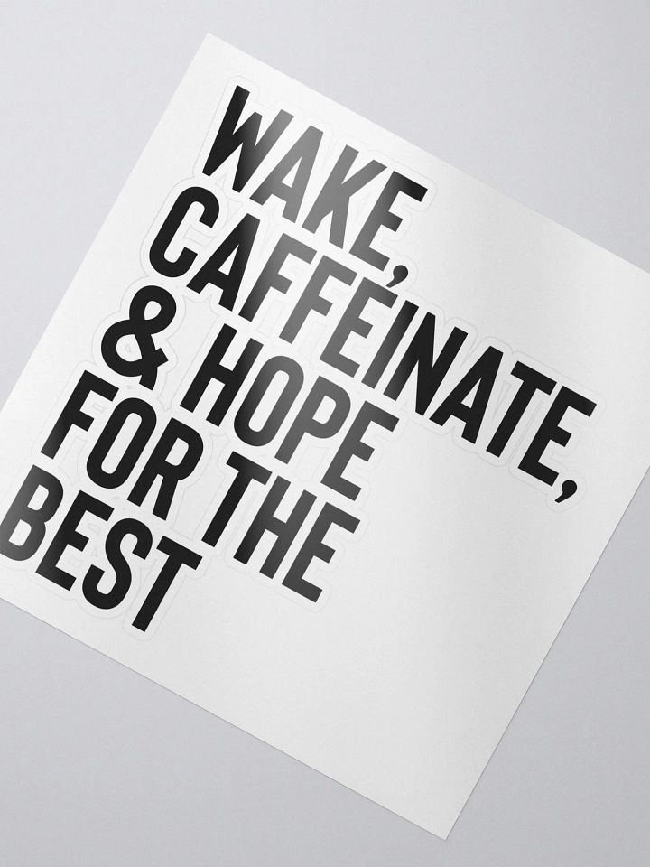 Wake & Caffeinate Sticker product image (2)