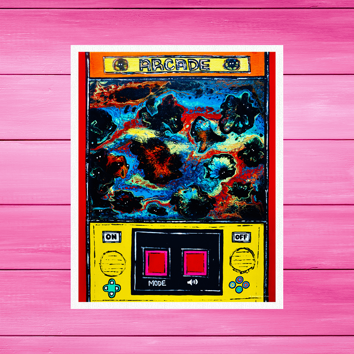 Abstract Blob: Blob Attack | Art Print product image (1)