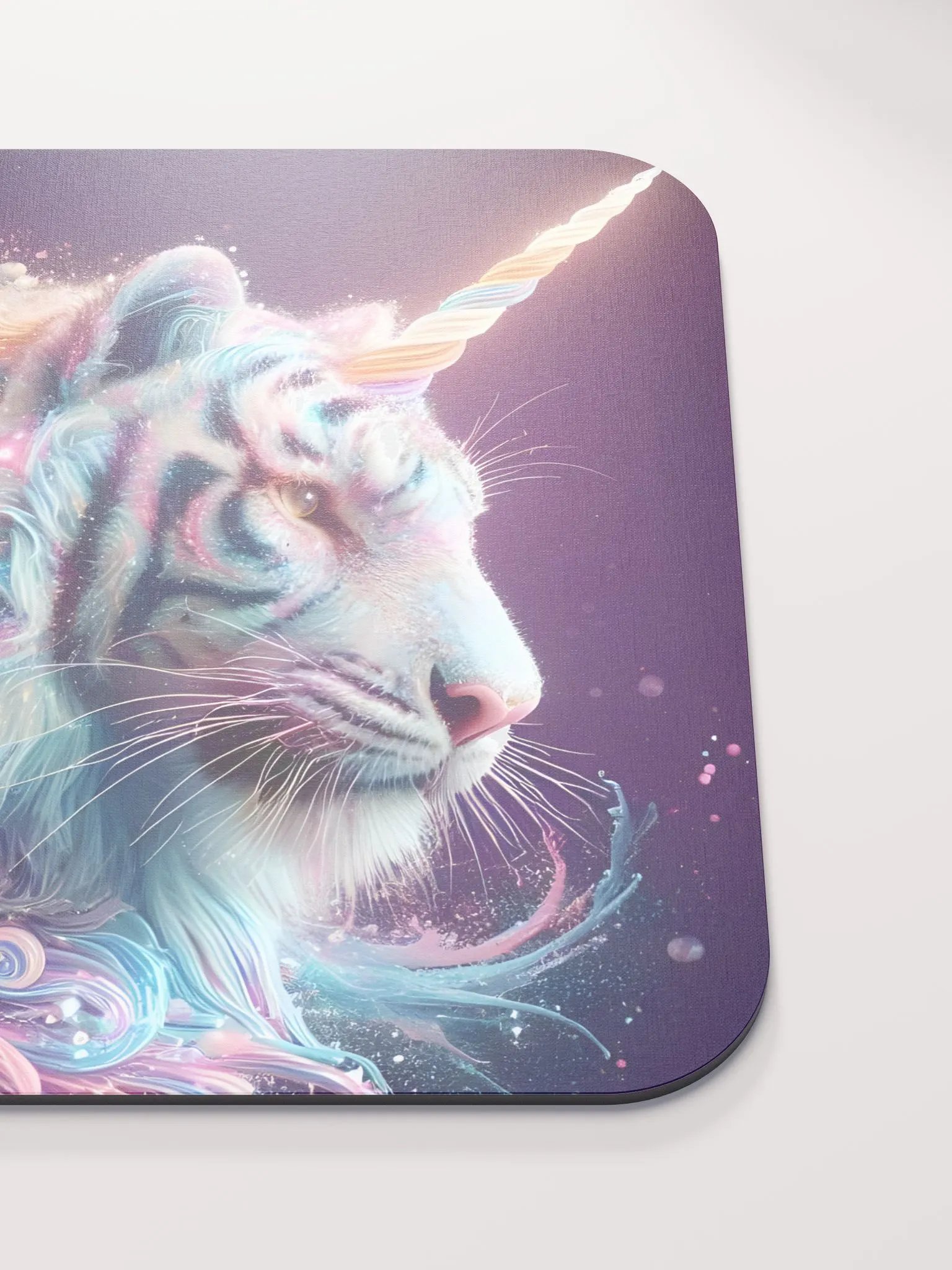 Galactic Tiger Unicorn Mouse Pad product image (5)