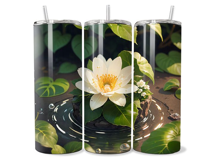 Tranquil Lotus Tumbler - 20oz Stainless Steel product image (1)