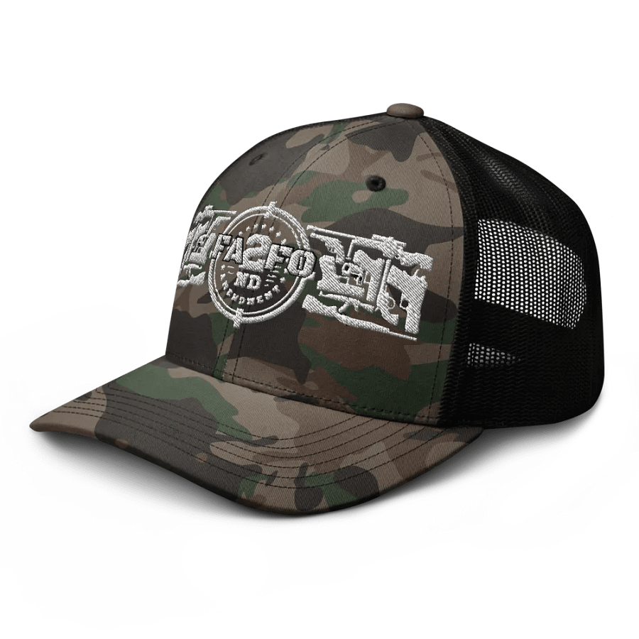 FA2FO 2nd Amendment Camo Trucker Hat product image (6)