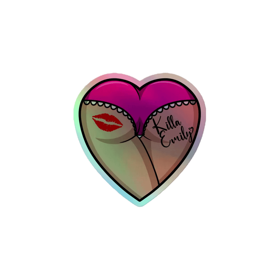 HEART BUTT STICKER product image (1)