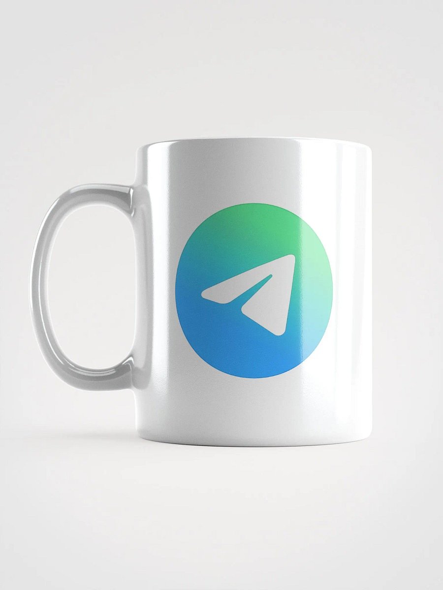 Taza con el logo Telegram Agua product image (6)