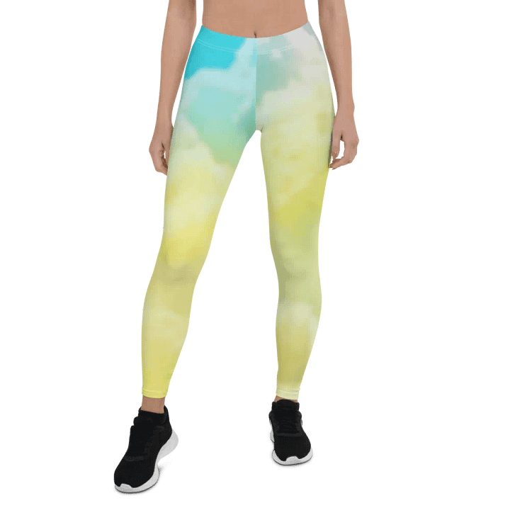 Blur cloud rainbow Design Legging - V8 product image (1)