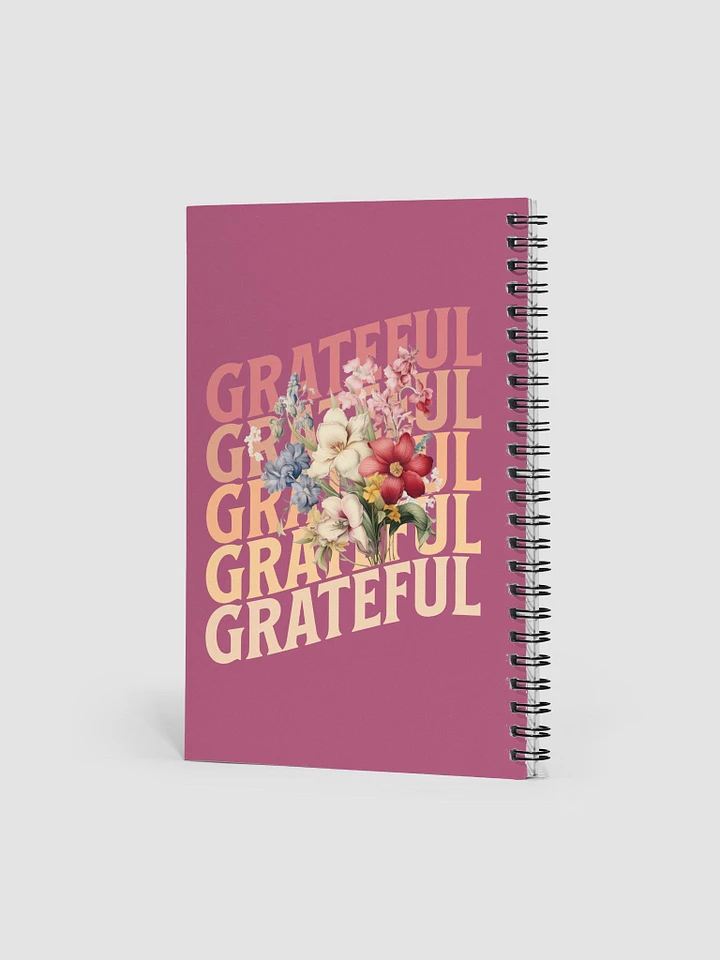 Grateful Blooms Spiral Notebook product image (2)